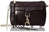 Rebecca Minkoff Mini MAC Convertible Cross-Body Handbag,Black Cherry,One Size