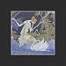 Susho, King Silk Art Handmade Silk Embroidery - Tearful Goddess in Swan Lake - Black Mat Unframed Medium Size 35006B
