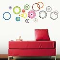 Easy Instant Wall Decorations Stickers - Flower Spindles