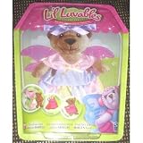 Lil Luvables Fluffy Factory Bear Wear Fairy Angel Outfit
