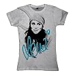 Universal Music Shirts Lena - Smile 4826360 Damen Shirts/ T-Shirts, Gr. 34/36 (S), Grau (grau)