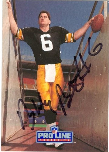 Bubby Brister Autographed/Hand Signed Football Card (Pittsburgh Steelers) 1991 Pro Line #221