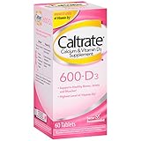 UPC 300055509191 product image for Caltrate 600 Plus D Calcium Supplement Tablets with Vitamin D, 60-Count Bottle | upcitemdb.com