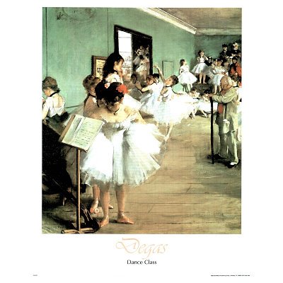 Dance Class Edgar Degas Art Print Poster - 13x19