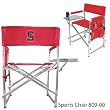 Stanford Cardinal Portable Folding Sports Chair - Red w/Embroidery