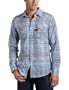 G-Star Men's Military Check Shirt,Azur,Medium