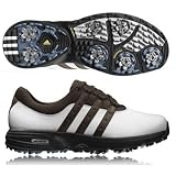 Adidas 2008 Men's AD Comfort II Wide Golf Shoe - Running White / Mustang Brown / Mustang Brown - 738021