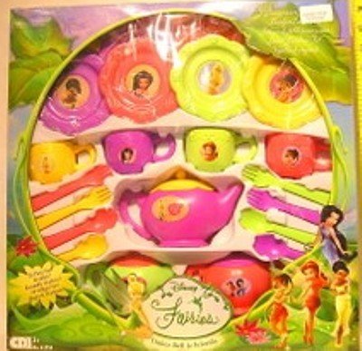 Childrens Toyshop  Toys : Disney Fairies 26pc Dinner Party Tea Set
