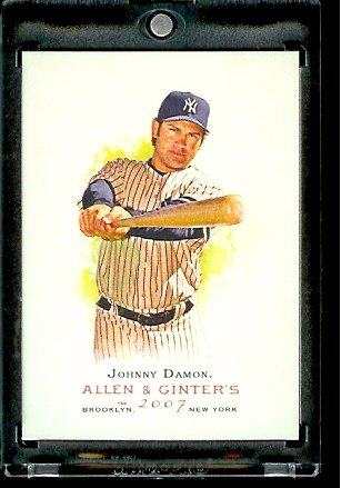 2007 Topps Allen & Ginter # 246 Johnny Damon New York Yankees Baseball Card