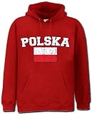 Poland Polska Vintage Flag International Hoodie #1178