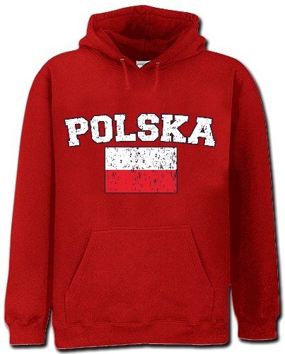 Poland Polska Vintage Flag International Hoodie #1178