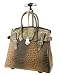 Alligator Crocodile Rolling Laptop Bag Briefcase Carryall