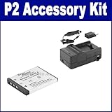 Nikon Coolpix P2 Digital Camera Accessory Kit includes: SDENEL8 Battery, SD ....