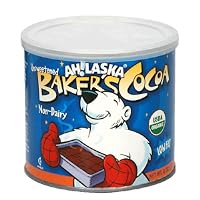 AHLaska Baker's Cocoa Powder, 8-Ounce Can (Pack of 3)