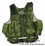 FireDragon Airsoft Tactical Gear - Green Camo Tactical Vest