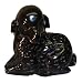 Lamb sculpture - hand carved black stone