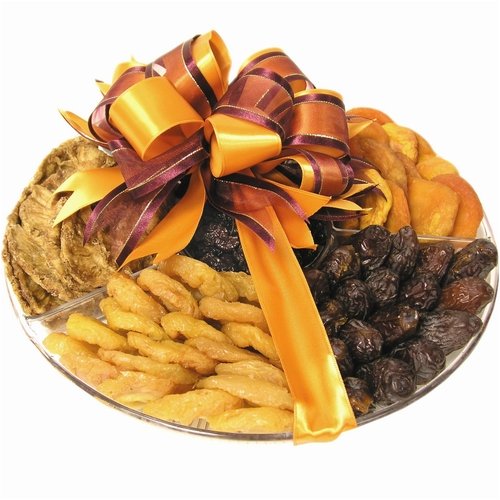 13 Inch Dried Fruit Platter by Oh! Nuts