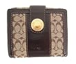 Coach Ergo Patent Signature New French Purse Wallet 41075