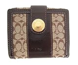 Coach Ergo Patent Signature New French Purse Wallet 41075