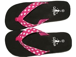 Corkey's Red White Dot Sandles for Women