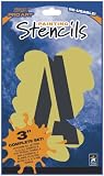 Pro Art 12-Inch Painting Stencil Set, Letters Only