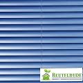 EXTRA LANG Jalousette , Jalousie Aluminium, Lamellen 25mm 60 cm breit, 220 cm hoch , Farbe Sky