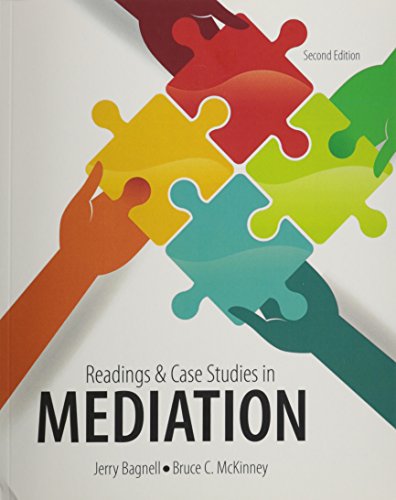 Readings AND Case Studies in Mediation