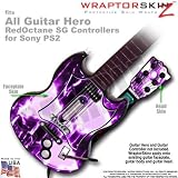 Radioactive Purple Skin by WraptorSkinz TM fits All Sony PS2 Guitar Hero SG Guitar Controllers (GUITAR NOT INCLUDED)