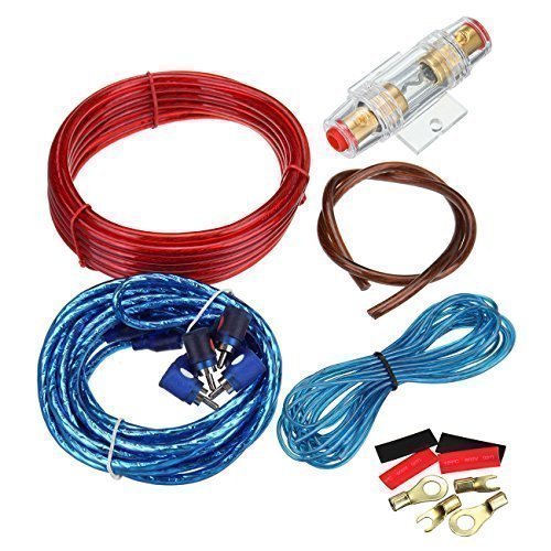 Deals For Ridgeyard 1500W Car Amplifier Wire Wiring Kit 10GA 60 AMP Car