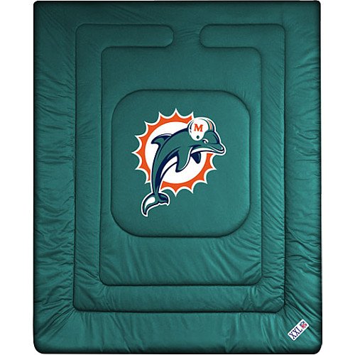 NFL Miami Dolphins Locker Comforter Twin