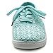 Ollio Women's Ballet Shoe Lace Up Sneaker Canvas Flat