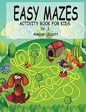 Easy Mazes Activity Book For Kids - Vol. 3 (Kids Fun Activity Books Series)