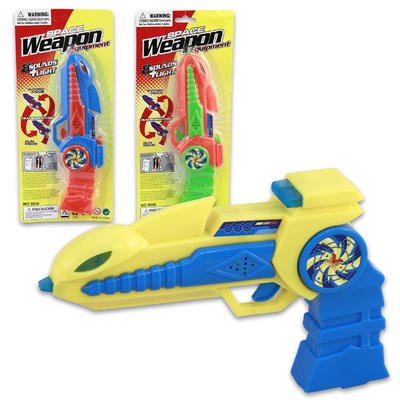 Battery Operated Space Gun With 8 Sounds 