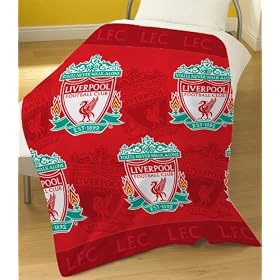 Zap Liverpool Multi Crest Fleece Blanket