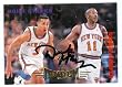 Derek Harper autographed Basketball Card (New York Knicks) 1995 Topps Stadium Club #226