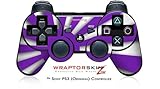 Sony PS3 Controller Skin Japanese Rising Sun Purple