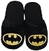 DC Comics Batman Logo Plush Slippers | S