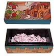 Jerusalem Hand painted Box with Rose Incense and Charcoal packet from Jerusalem