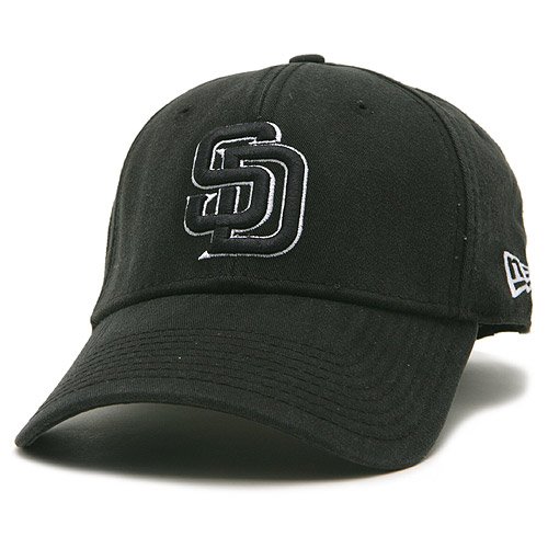 San Diego Padres Black Acquisition II Stretch Fit Cap