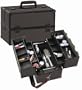 Black Aluminum Makeup Case W/ Dividers