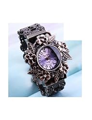 Lovely Vintage Engraving fashion ladys womens bracelet watches wrist bangle watch WP@TGZ159530Z