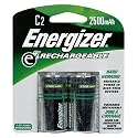 Energizer e2 Rechargeable, Size C, 2 pack (Pack of 3)