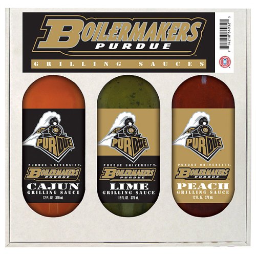 Purdue University Boilermakers Grilling Gift Set by Hot Sauce Harrys