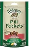 FELINE GREENIES PILL POCKETS Treats for Cats Salmon Flavor - 1.6 oz. 45 Count