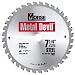 MK Morse CSM72550SC Metal Devil 7-1/4-Inch 50 Tooth Steel Cutting Saw Blade with 5/8-Inch and Diamond Knockout Arbor