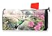 HUMMINGBIRD Garden Humming Bird Decor Decorative Art Print 100% Magnetic Mailbox Cove...