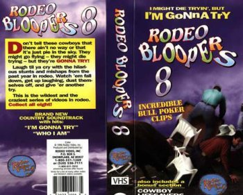 Childrens Toyshop  Sporting Goods : Rodeo Bloopers 8 - VHS