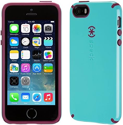 Speck Candyshell iPhone SE iPhone 5 and iPhone 5s Case Mykonos Blue / Cabernet Red