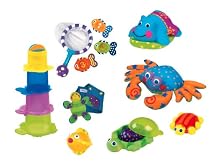 Sassy Baby 7 Piece Bath Gift Set, Multiple Colors
