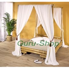 Bambus Himmelbett `Laos` in vielen Gr��en / Bambusbetten/ Variante: Gr��e: 200*200 cm